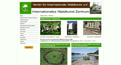 Desktop Screenshot of iwz.waldkunst.com